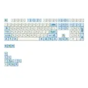 122Keys Keycaps OEM Double Shot Lemon Bear Keycaps for Mechanical Game Keyboard
