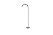 VITO BERTONI AQUAZZONE Floor Standing Bath Spout - Gooseneck - Brushed Nickel