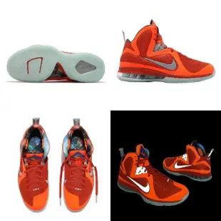 【NIKE 耐吉】籃球鞋 LeBron IX 9代 Big Bang 男鞋 明星賽 籃球鞋 LBJ 復刻 橘 銀(DH8006-800)