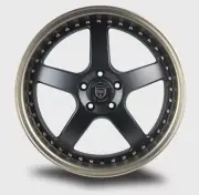 GWG NS8 19 inch Satin Black Bronze Lip Rim fits NISSAN SENTRA 2013 - 2018