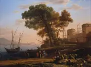 Claude Lorrain - An Artist Studying Giclee Fine Art Print on Canvas Wall 36"
