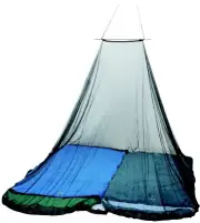 SPORTZTREK Double Black Mosquito Net Home,Camping Compact Mozzie Insect Bug Net