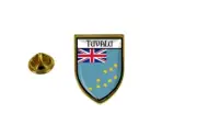 pins pin's flag national badge backpack hat shield world tuvalu
