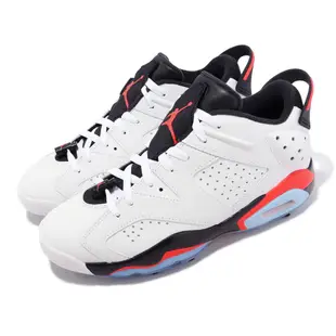 Nike 高爾夫球鞋 Jordan Retro 6 Golf 白 紅外線 黑 低筒 男鞋 DV1376-106
