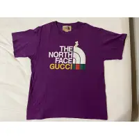 在飛比找蝦皮購物優惠-Gucci x The North Face 聯名紫T-sh