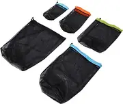 ARTSEWPLY Foldable Duffle Bag Set for Travel Hiking Backpack Mesh Storage Sack Camping