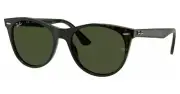 Ray-Ban Wayfarer RB2185 902/31 Havana Round Green 55mm Non-Polarized Sunglasses