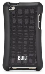 BUILT A-T4EH_C3111 Apple iPod Touch Ergonomic Hard Shell Case, Graphite Grid
