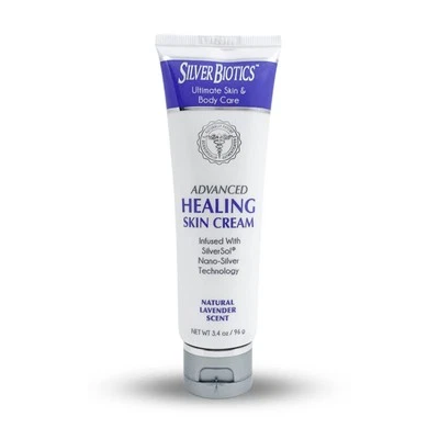 Silver Biotics Nano Silver Healing Lotion Cream Lavender Scent Infused SilverSol