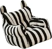 Kids Couch Lounge Chair, Accent Chair Recliner, Upholstered Sofa, Soft Armchair Single Seater Sofa for Home Bedroom Furniture, Black
