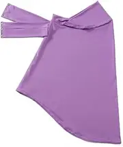 [Kellegour] Women Hijab Undercap,Islamic Muslim Under Hijab Cap,Women Solid Color Under Hijab Caps,Hijab Undercap for Women,Underscarf Hijab Cap for Women Muslim Undercap Hat(Purple), Purple, Medium