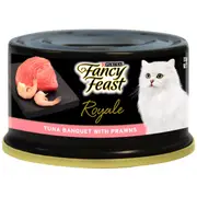 Fancy Feast Royale Tuna Banquet Prawn Wet Cat Food 85g