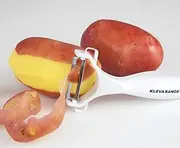 Kleva Precision Peeler with Double Blade Action. Vegetable Peeler | Potato Peeler | Fruit & Cabbage Peeler. Double Sided for Left and Right Handers.