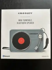 Crosley Mini Turntable Bluetooth Speaker BRAND NEW SEALED