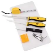 Kutmaster #91-C780CP Cat® 7-pc Tackle Box Fillet Knife Kit w/Cutting Board