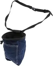 CAQYPVH Cylindrical Rock Climbing Chalk Bag + Waist Belt & Drawstring & Zip Pocket