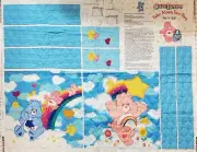 CARE BEARS TAKE ALONG TOTE BAG Pre-Quilted Double-Side PANEL 1 yd x 44" ©2003