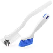 2 Pcs Cleaning Brush Small Scrub Brush for Cleaning Sink Scrub Brush with Han...