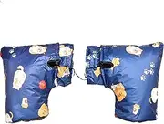 Electric Bicycle Handle Gloves, Bicycles and Motorcycles can be Used, Windproof Warm Handle Cover, Waterproof PU Fabric, Plush Lining, one Pair