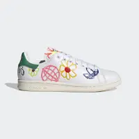 在飛比找momo購物網優惠-【adidas 愛迪達】STAN SMITH W 白綠 花花