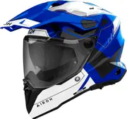 Airoh Commander 2 Reveal, adventure helmet , color: Blue/White/Black , size: XL