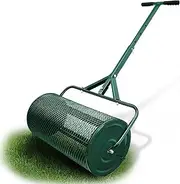 Compost Spreader, 27.5 Inch Durable Lawn Roller, Lightweight Manure Spreader with Upgrade T Shaped Handle,Top Soil Spreader for Lawn and Garden Care Manure Spreaders Roller