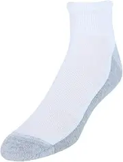 [Hanes] mens Socks, X-temp Cushioned Ankle Socks, 12-pack