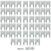 Spade Set Kit 25A Amp Motorcycle Automotive 50x Mini Blade Fuse APM ATM Plug