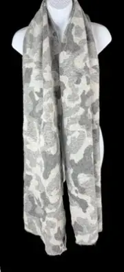 Athleta Gray Camp Alpaca Wool Blend Scarf Wrap NWTS
