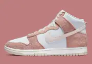 Nike Dunk Hi Retro PRM Fossil Rose Pink Aura Phantom DH7576-400 Men's NBY