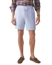 J.McLaughlin Hairline Stripe Griffin Linen Short