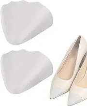 1 Pair Shoe Toe Inserts, Toe Protector PU Foam Inserts, Adjustable Hoe Insert Toes Cushion, Half-Size Cushion Insoles Loose Shoe Prevent Heel Sliping, Or Boots, Flat, Loafers, High Heels, Leather