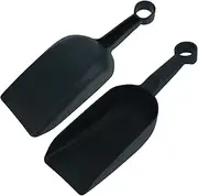 Toddmomy 2pcs Ergonomic Plastic Garden Shovels Lightweight Handheld Tools for Easy Digging and Transplanting Scoops for Gardeners and Outdoor Enthusiasts