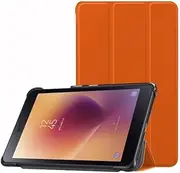 Case for Samsung Galaxy Tab A 8.0 2017 SM T380 T385 Magnetic Cover for Galaxy Tab A 8 T380 PU Leather Protective Funda Capa (Color : Orange)