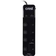 Crest TV Surge Protection Power Board 4 Sockets 1.2M