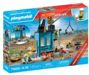 Playmobil Action Heroes 71650 - Construction Site NEW - FREE SHIPPING