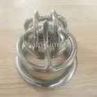 Metal Chastity Cage Prince Albert Piercing Customizable Steel Cage Men Restraint