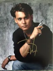 Johnny Depp Signed 21 Jump Street 8x10 Photo With COA