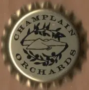 USA Plastic Lined Beer Crown Bottle Cap: Champlain Brewing Cider