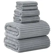 Extra Large Bath Towel Set of 6 (40"x80"),Oversized Bath Sheet Super Soft