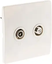 Pinch TV Diameter 9.52 + Satellite Viss + Handle Diwone White