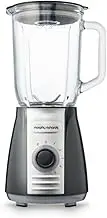 Morphy Richards Total Control Glass Jug Blender with Ice Crusher Blades, 5 Speed Settings, Pulse Control, 600 W, 1.5 litres, Grey, 403010