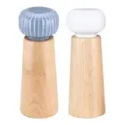 Salt and Pepper Mill with Strong Adjustable Ceramic Grinder Rotor Manual Pe
