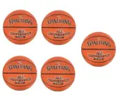 Spalding All Conference Basketballs Practice Pack (5 Balls) Women's Size 28.5"