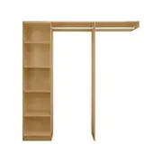 Lugna 1500 - 1800mm Sand Package 1 Opening Built in Wardrobe Package