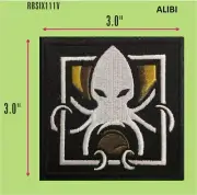 RAINBOW SIX OPERATOR ALIBI VEL-KRO 3" FLAG PATCH - RBSIX111V