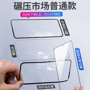 蘋果13鋼化膜iphone12pro全屏覆蓋11promax全包x防爆xsmax高清xr防摔8plus手機貼膜7剛化13pro防指紋6s玻璃膜