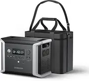 DBS1300 Portable Power Station, 1330Wh Solar Generator with Waterproof Bag, Suitable for Home Backup, Camping, RV and Emergency