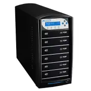 1-6 Blu-ray DVD CD Duplicator 500GB HD Add BD Copy Protection SharkBluCP-S6T-BK