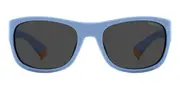 Polaroid PLD 8064/S Kids Polarized MVU/M9 Kids' Sunglasses Blue Size 54